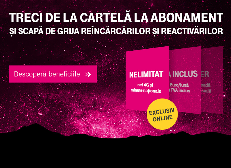 migrare de la cartela la abonament